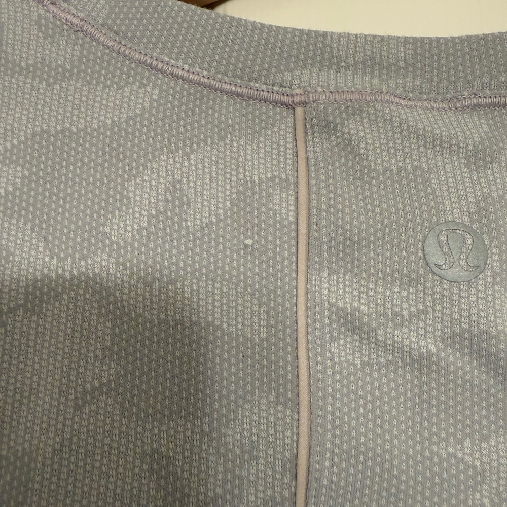 Lululemon Long Distance Short Sleeve Incognito Camo SSL Silver Drop Alpine White - Picture 7 of 8